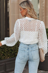 Chic women Turn down neck Fashion Blouses