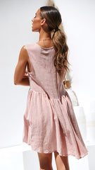 Women Loose Sleeveless Shift Dresses