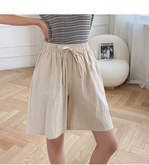 Women summer plain casual shorts pants