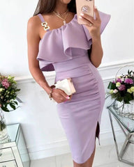 Off Shoulder fashion Sleeveless Bodycon Dresses