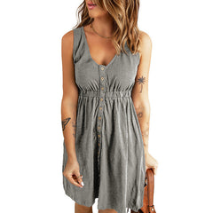 Pure off shoulder waistless sleeveless pure women skater dresses