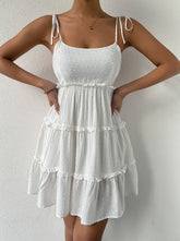 Square neck Halter Women Plain Sexy Skater Dresses