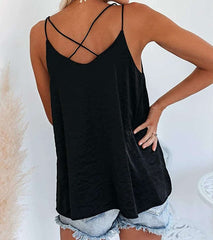 Pure Sexy V neck Inlay Vests