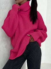 Women's thickened loose autumn and winter turtleneck sweaters