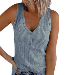 Pure V neck Bedford cord Fastner Vests