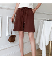 Women summer plain casual shorts pants
