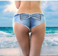 Sexy Bowknot Super low Hot Pants