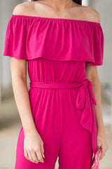 Off shoulder Loose Women Jumpsuits