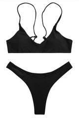 Brazilian Push Up Thong Bikini Set