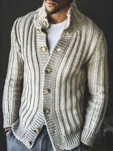 Men's Casual Button Knit Cardigan Sweater Jacket