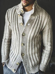 Men's Casual Button Knit Cardigan Sweater Jacket