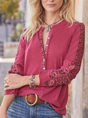 Casual Cotton-Blend Shirts & Tops