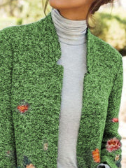 Cotton-Blend Long Sleeve Outerwear Jackets