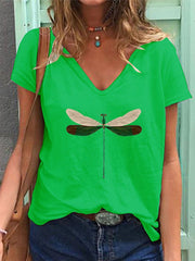 Short Sleeve Statement Shift Printed Shirts & Tops