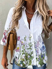 Cotton Shirt Collar Shirts & Tops