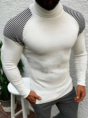 Men's Casual Slim Long Sleeve Turtleneck Sweater