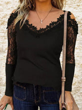 Casual Plain V Neck Shirts & Tops
