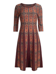 Women Casual Printed A-Line Dresses mini dresses for women