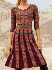 Women Casual Printed A-Line Dresses mini dresses for women