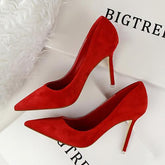 Elegant Women Pumps High Heels Pointed Toe