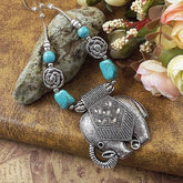 Elephants Retro Choker Necklace Necklaces and Pendants