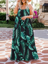 Women's Dresses Boho Print Slip Sleeveless Maxi Dresses