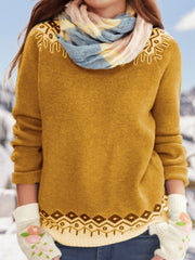 Cotton Round Neck Sweater