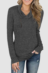 Florcoo Slim Long Sleeve Tops