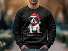 Bulldog puppy Long Sleeve T-shirt, Bulldog Themed Baby, Toddler & Youth Long Sleeve T-shirt