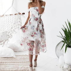 Isabelle - Elegant Floral Dress