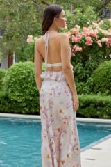 Agathe Floral Print Midi Dress
