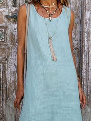 Lightgreen Casual Spaghetti Paneled Plain Dresses