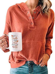 Hooded Long Sleeve Kangaroo Pocket Casual Hoodies