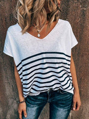 Stripes Casual Shift Shirts & Tops