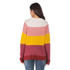 Fashion Stripe Knit Round neck Sweaters