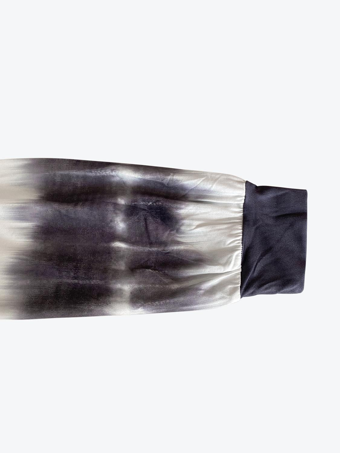 Tie Dye Lantern Sleeve Top Sweatshirts