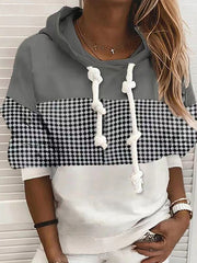 Hoodied women printed casual autumn hoodies