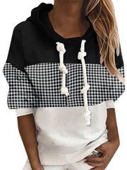 Hoodied women printed casual autumn hoodies
