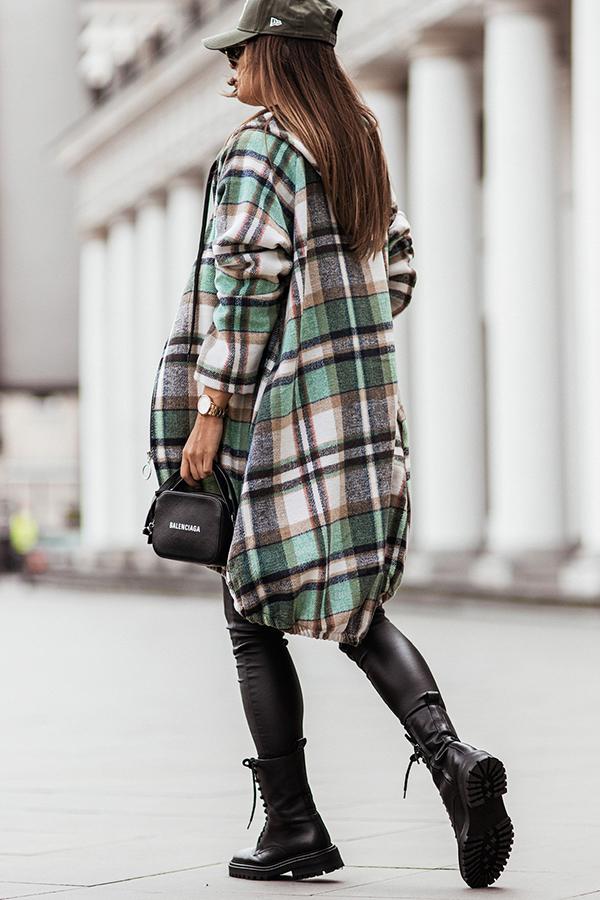 Trend Forecast Plaid Hooded Coats