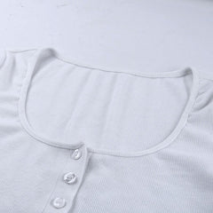 Corset Skinny Knitted Tee