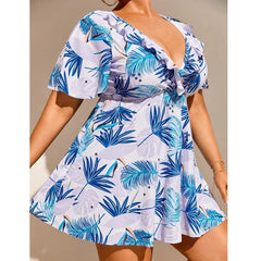 New 8XL 's Bathing Suit Plus Size Swimsuit