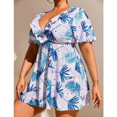 New 8XL 's Bathing Suit Plus Size Swimsuit