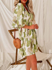 Summer Fashion V-Neck Party Dress