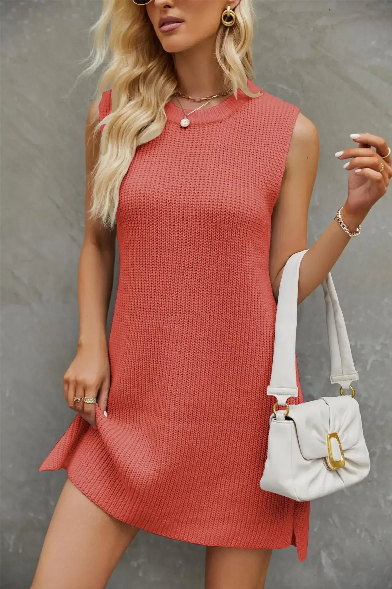 Solid Sleeveless Fashion Elegant Spring Midi Dresses