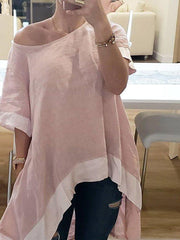 Swallowtail Cotton And Linen Top
