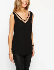 V neck  Grenadine Vests