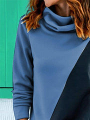 Long Sleeve Shift Turtleneck Shirts & Tops