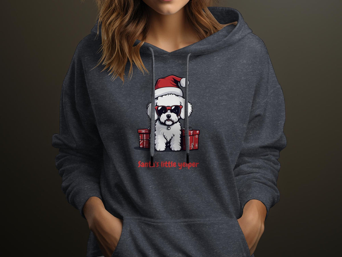 Bichon Frise puppy Long Sleeve T-Shirt, Unisex Adult Colored T-shirt, Dog Breed Long Sleeve Tee, Christmas Gift Idea