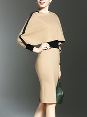 Two Way Color Block Bodycon Dress