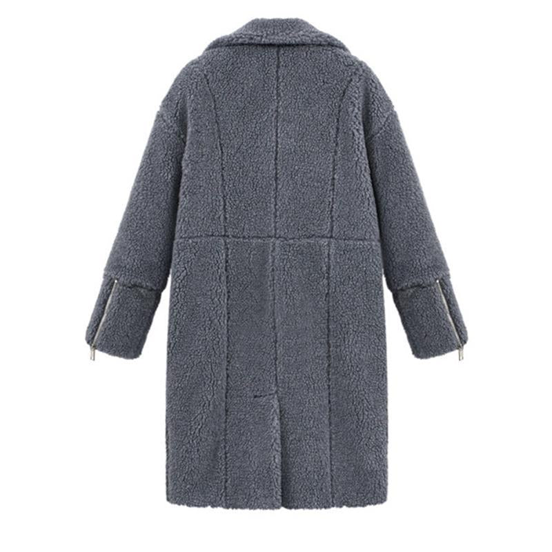 Thick Woolen Coats Blends Jackets Slim Casual Overcoat